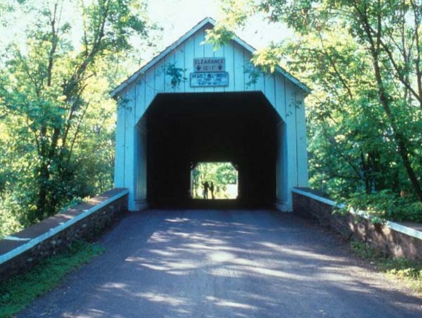 Schofield Ford Covered Bridge Bucks County PA